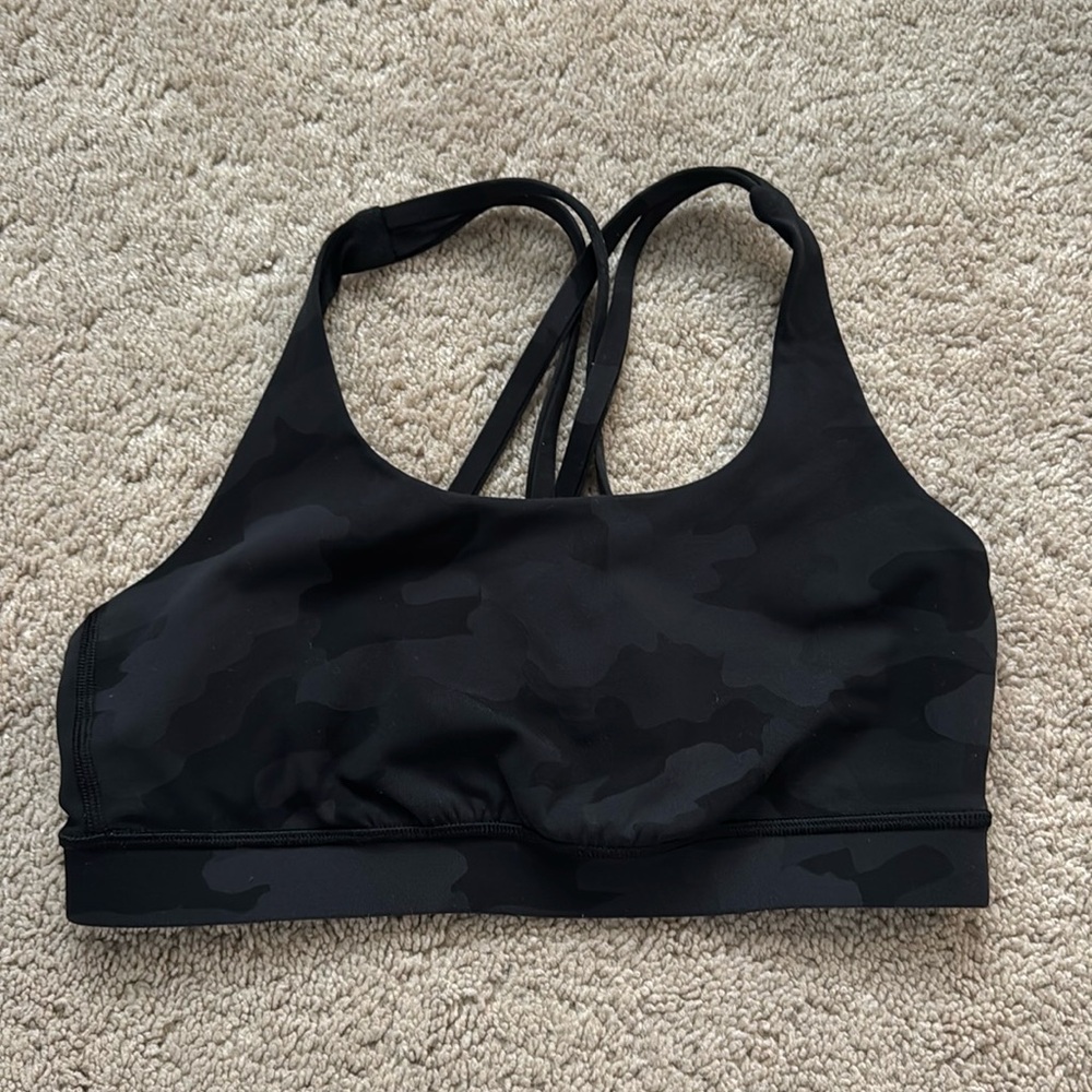 Lululemon Camo Energy Bra